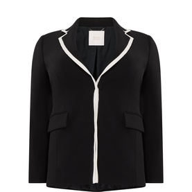Agguat Piped-Trim Blazer