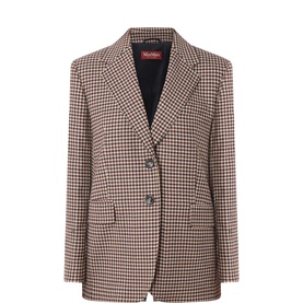 Salice Check Single-Breasted Blazer