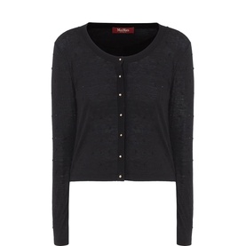 Urna Embellished Fine-Knit Cardigan