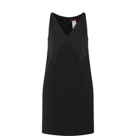 Spadino Contrast Panel Mini Shift Dress