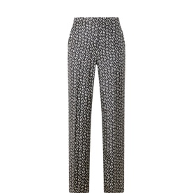 Romana Printed Straight-Leg Trousers