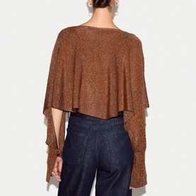 Shimmer Poncho Top