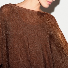 Shimmer Poncho Top