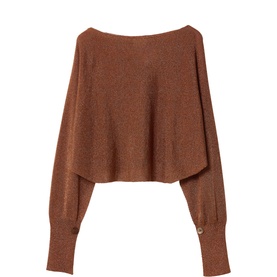 Shimmer Poncho Top