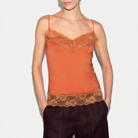 Lace Trim Cami Top