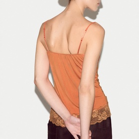 Lace Trim Cami Top