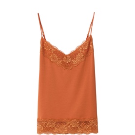 Lace Trim Cami Top