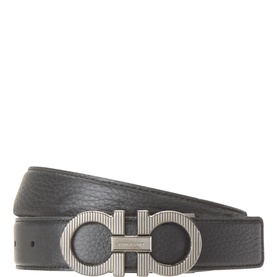 Gancini Leather Belt