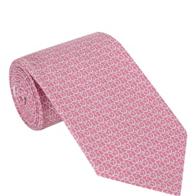 Cerchio Logo Silk Tie