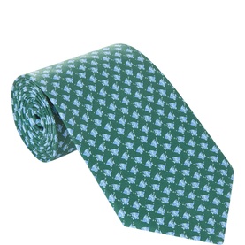 Cyrus Fish Silk Tie