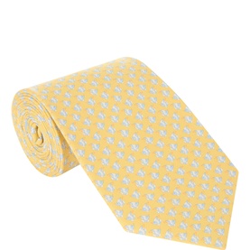Cyrus Fish Silk Tie