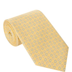 Capitano Logo Silk Tie