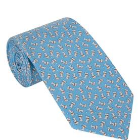 Charlie Dog Silk Tie