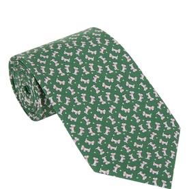 Charlie Dog Silk Tie