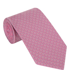 Chicca Logo Silk Tie