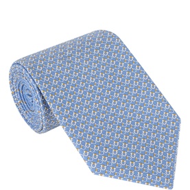 Chicca Logo Silk Tie
