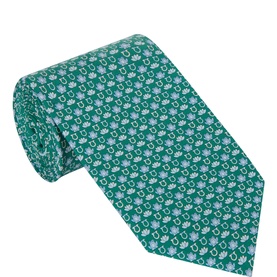 Clarissa Logo Silk Tie