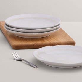Mylor Stoneware Side Plate 21cm, Set of Four