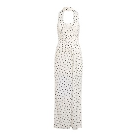 Arli Scarf Ruched Dress