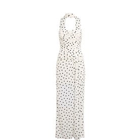Arli Scarf Ruched Dress