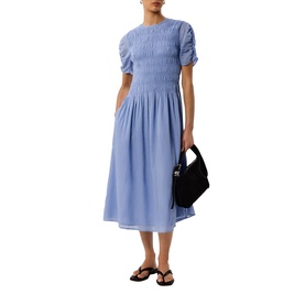 Avery Smocked Flared Dress