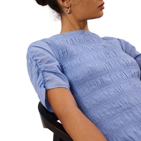 Avery Smocked Flared Dress