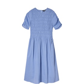 Avery Smocked Flared Dress