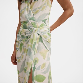 Cartia Floral Wrap Dress