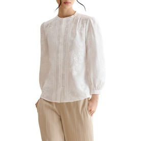 Fallon Floral Embroidery Blouse