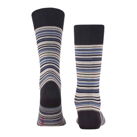 Microblock Striped Socks