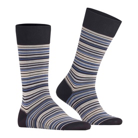 Microblock Striped Socks