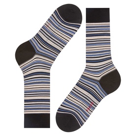 Microblock Striped Socks