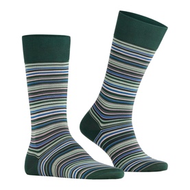 Microblock Striped Socks