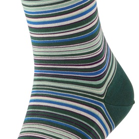 Microblock Striped Socks