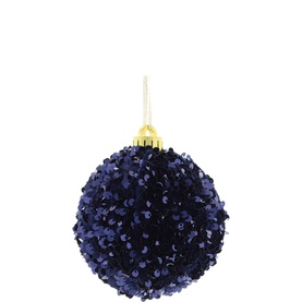 Champagne Ribbon Ball Tree Decoration 10cm