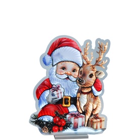 Infinity Santa and Reindeer 40cm