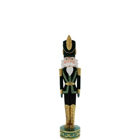Flocked Nutcracker 43cm