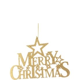 Glitter Merry Christmas Sign 22cm