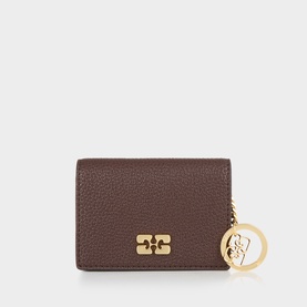 Butterfly Logo Flap Cardholder