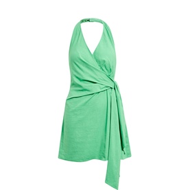 Gianna Halter Mini Flared Dress