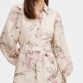 Hazel Floral Shirt Dress