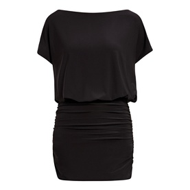 Kiara Tipped Draped Mini Fitted Dress
