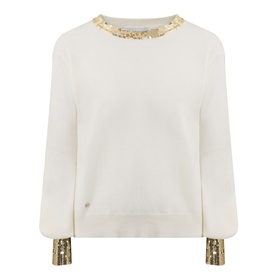 The Cashmere Sequin Sweater