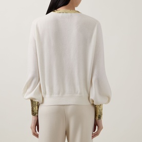The Cashmere Sequin Sweater