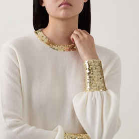 The Cashmere Sequin Sweater