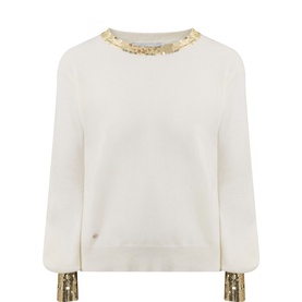 The Cashmere Sequin Sweater
