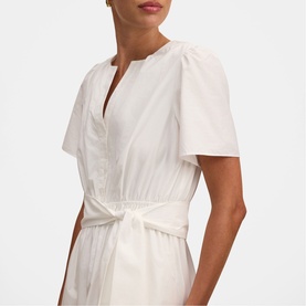 Matilda Embroidered Flared Dress
