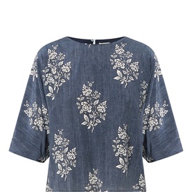 Adone Silk Floral Blouse