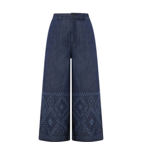 Lampada Bandana Print Culottes