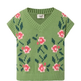 Alamaro Floral Knit Vest